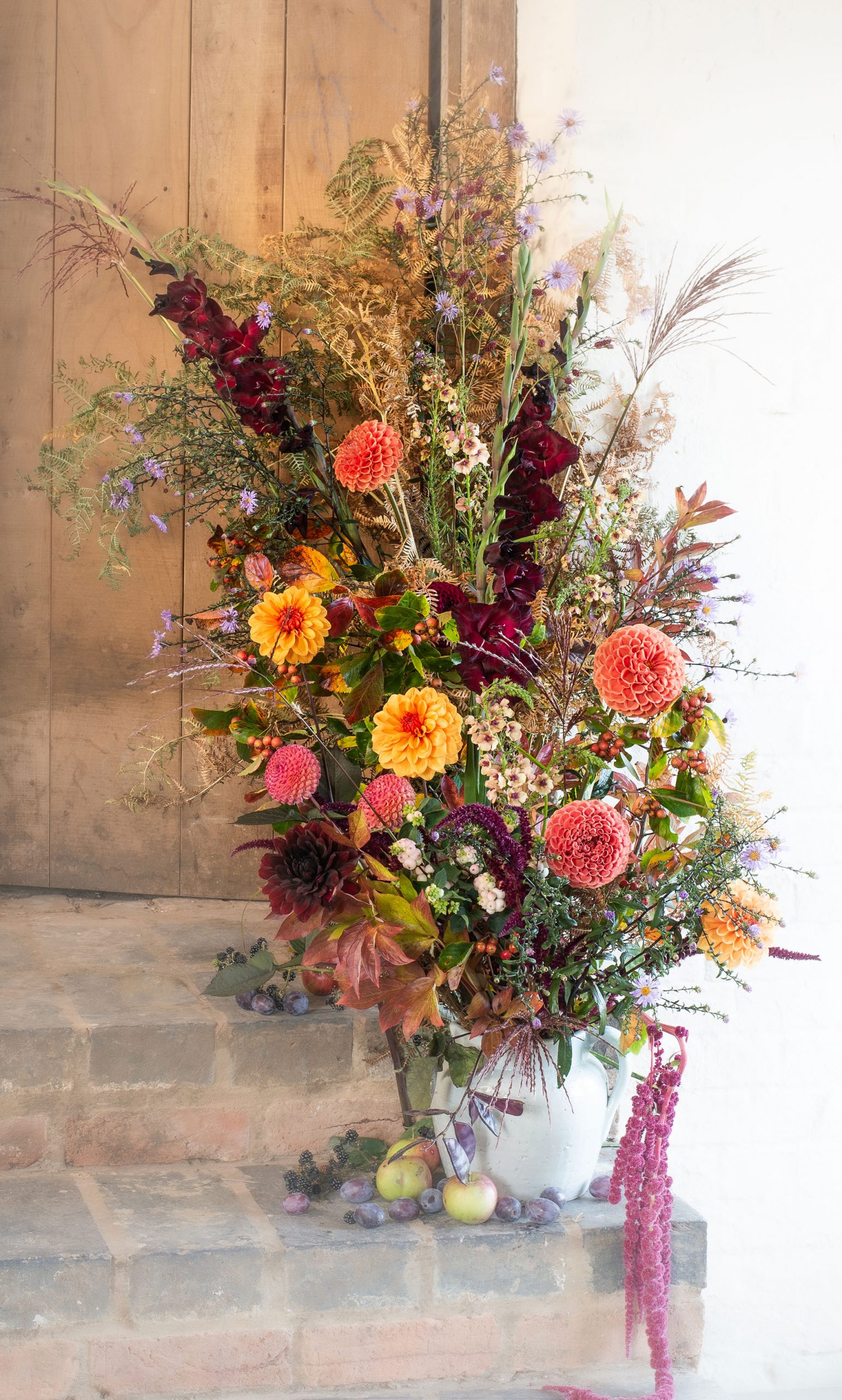 Bright bouquet in a vase