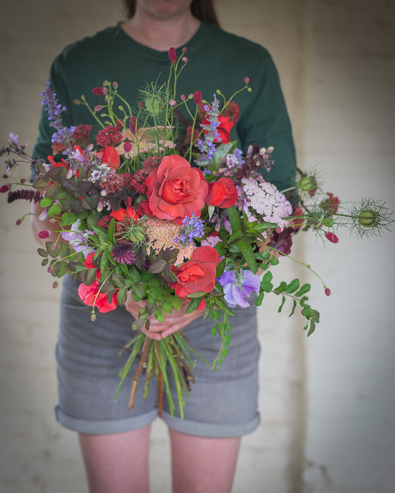 bouquet of red roses