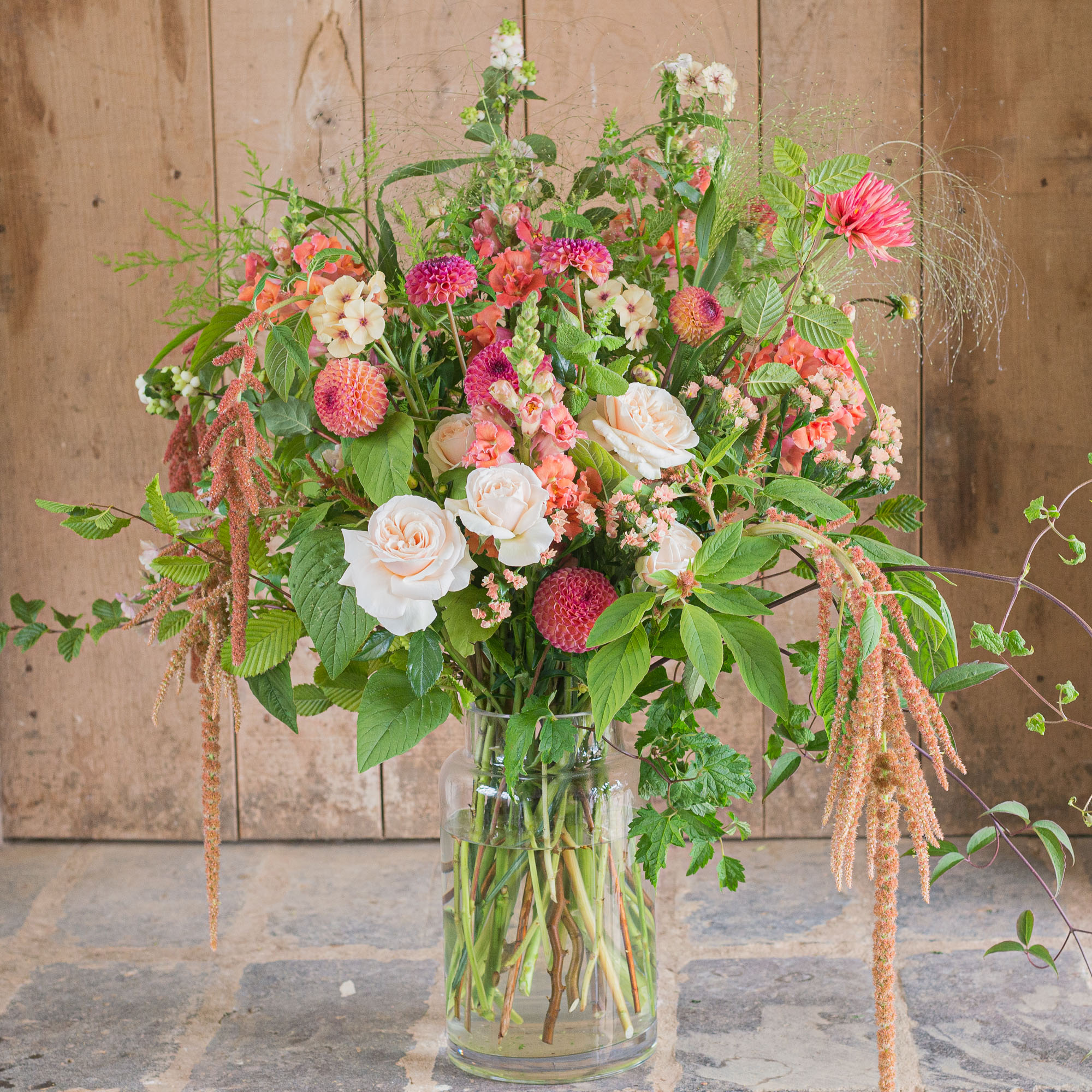 Peaches and Cream Vase