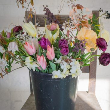 diy flower bucket