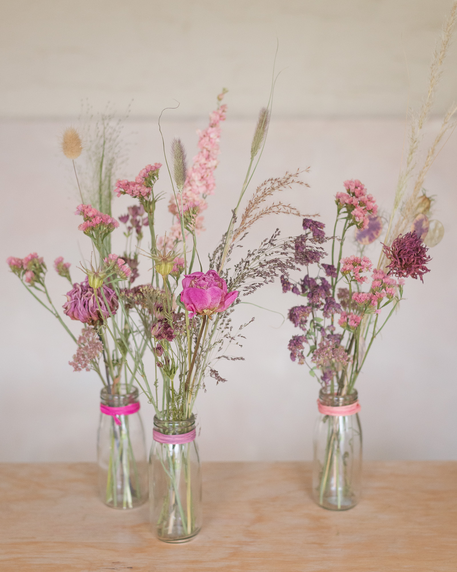 Letterbox dried flowers